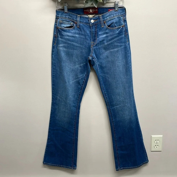 NWOT Lucky Brand Sofia Boot Cut Denim Jeans 4/27 Regular - Picture 1 of 16